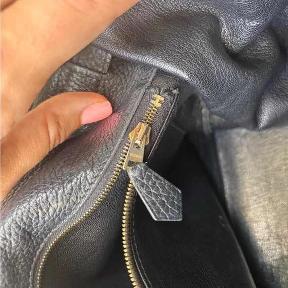 Authentic HERMES KELLY 35 taurillon black leather gold hardware - Picture 16 of 16